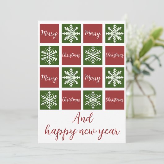 décor de Noël シーズンカード (スタンド正面)