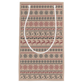 décor de Noël スモールペーパーバッグ