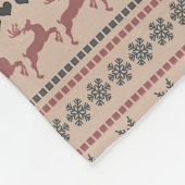 décor de Noël フリースブランケット (角)