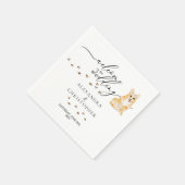 Decor Drink Corgi Dog Welcome to 結婚's スタンダードカクテルナプキン (角)