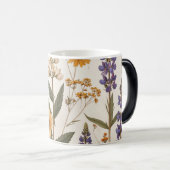 Décor floral avec fleurs des champs モーフィングマグカップ (正面右)