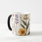 Décor floral avec fleurs des champs モーフィングマグカップ (正面左)