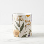 Décor floral avec fleurs des champs モーフィングマグカップ (中央)
