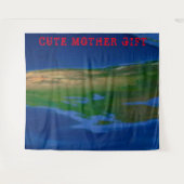 DECOR_Room_CUTE母ギフト_DARKBLUE_RMDESIGNFLO55 タペストリー (正面(横))