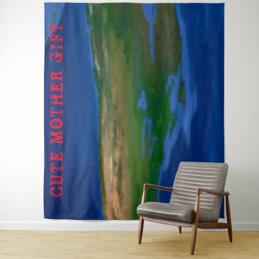 DECOR_Room_CUTE母ギフト_DARKBLUE_RMDESIGNFLO55 タペストリー (インサイチュ)