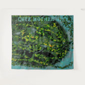 DECOR_Room_CUTE MOTHER GIFT_GREEN_RMDESIGNFLO55 タペストリー (正面(横))