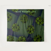 DECOR_Room_CUTE MOTHER GIFT_olive_RMDESIGNFLO55 タペストリー (正面(横))