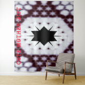 DECOR_Room_CUTE MOTHER GIFT_RED_RMDESIGNFLO55 タペストリー (インサイチュ)