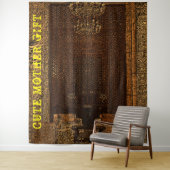 DECOR_Room_CUTE MOTHER GIFT_YELLOW_RMDESIGNFLO55 タペストリー (インサイチュ)