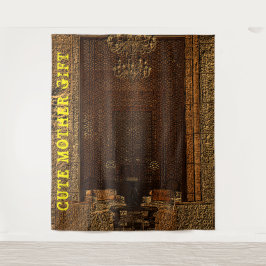 DECOR_Room_CUTE MOTHER GIFT_YELLOW_RMDESIGNFLO55 タペストリー