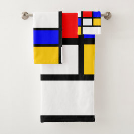Décor Style Art Mondrian バスタオルセット