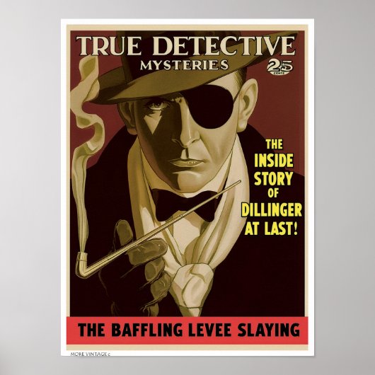 DECOR: TRUE DETECTIVE 雑誌の表紙 ポスター (正面)