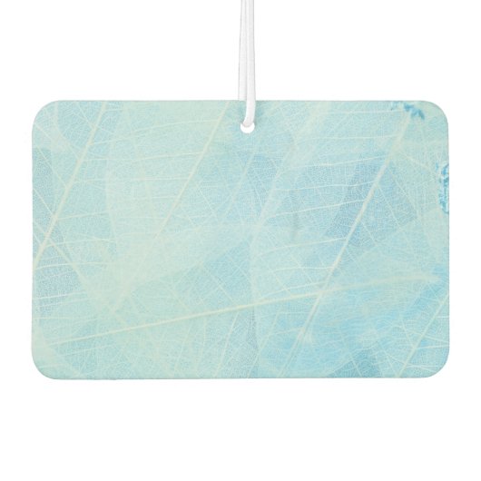 decoracion color tuqueza hoja カーエアーフレッシュナー (正面)