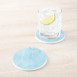 decoracion color tuqueza hoja コースター