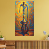 decoración lienzo HOOKAH arte oriental キャンバスプリント (インサイチュ (リビング))