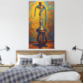 decoración lienzo HOOKAH arte oriental キャンバスプリント (インサイチュ (寝室))