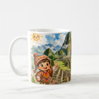 DECORACION PARA NIÑOS MACHUPICCHU コーヒーマグカップ
