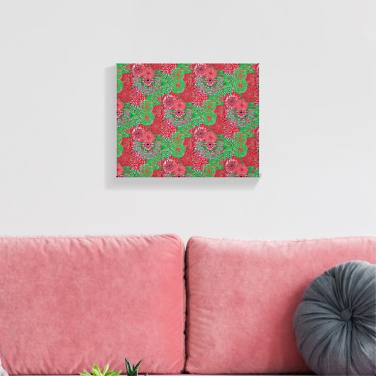 Decorated キャンバスプリント (インサイチュ (リビング))