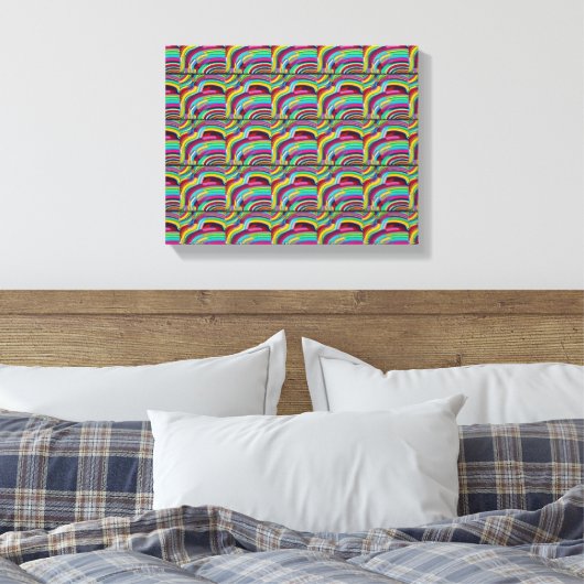 Decorated キャンバスプリント (インサイチュ (寝室))