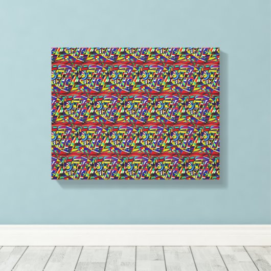 Decorated キャンバスプリント (インサイチュ (ウッドフロア))