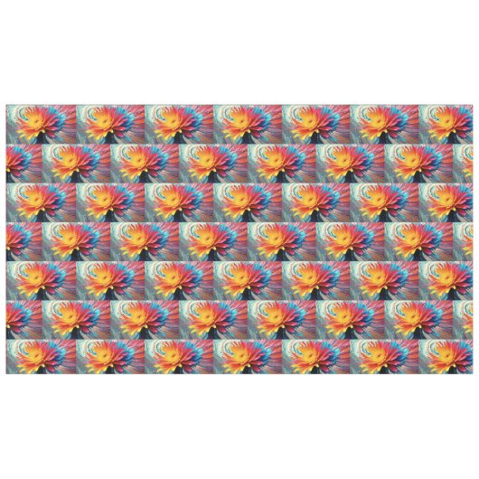 Decorated テーブルクロス (正面(横))