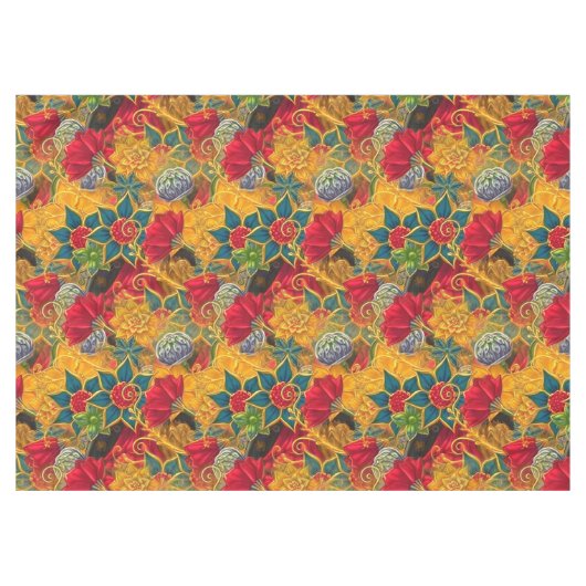 Decorated テーブルクロス (正面(横))