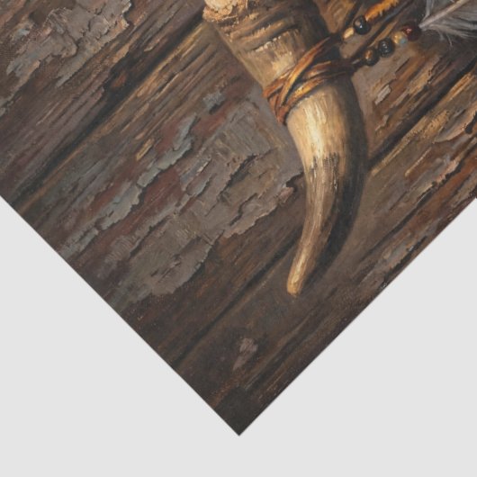 Decorated Cattle Skull Decoupage 薄葉紙 (詳細)