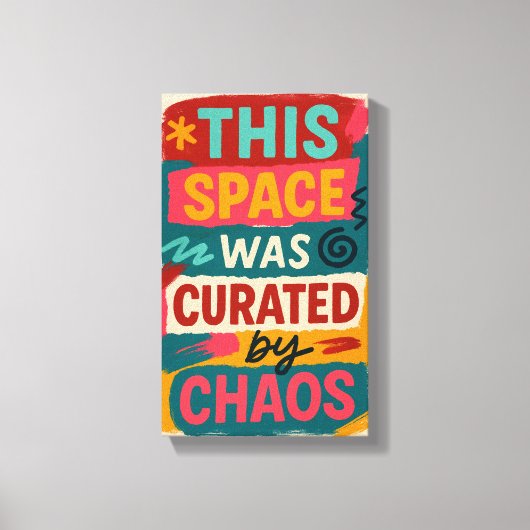 Decorated With Delusion & Taste Modern Canvas キャンバスプリント (正面)