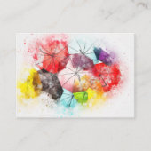 Decoraters名刺の傘のカメラマン 名刺 (正面)