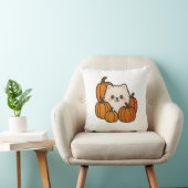 Decoratief Kussen – Schattige Pompoen Pomeranian  クッション (椅子)