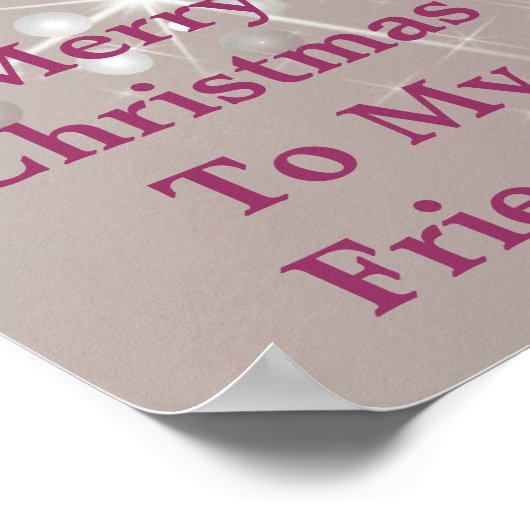 Decoration Christmas Poster ポスター (角)