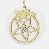 Décoration de Noël à suspendre セラミックオーナメント (裏面)