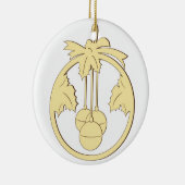 Décoration de Noël à suspendre セラミックオーナメント (右)
