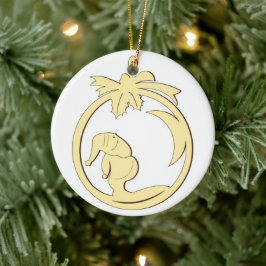 Décoration de Noël à suspendre セラミックオーナメント