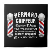 Décoration de salon de coiffure タイル (正面)