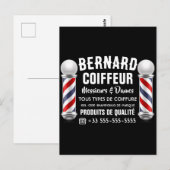 Décoration de salon de coiffure ポストカード (正面/裏面)