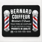 Décoration de salon de coiffure マウスパッド (正面)