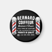 Décoration de salon de coiffure マグネット (正面)