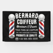Décoration de salon de coiffure 横断幕 (横)