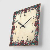 Decorative スクエア壁時計 (傾斜)