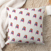 Decorative  Abstract Chair Diagonal White  クッション (ブランケット)