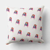 Decorative  Abstract Chair Diagonal White  クッション (裏面)