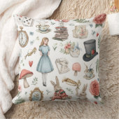 Decorative Alice in Wonderland Throw Pillow クッション (ブランケット)