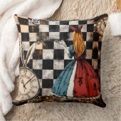 Decorative Alice in Wonderland Throw Pillow クッション (ブランケット)