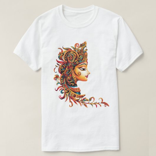 Decorative Artistic Face Tシャツ (デザイン正面)