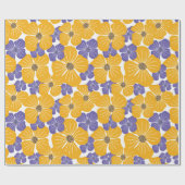 Decorative beautiful abstract modern style floral ラッピングペーパー (フラット)