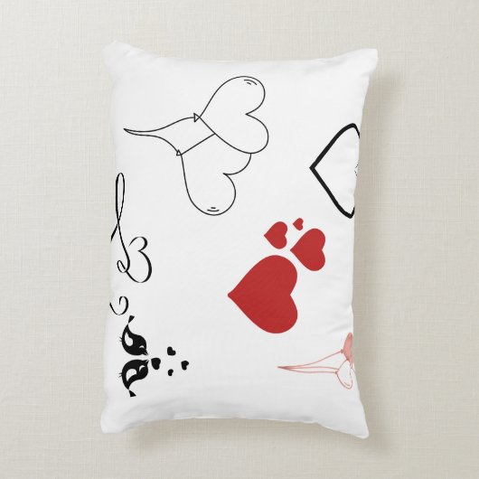 Decorative Bed & Sofa Pillow アクセントクッション (裏面(縦))