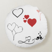 Decorative Bed & Sofa Pillow ラウンドクッション (裏面)