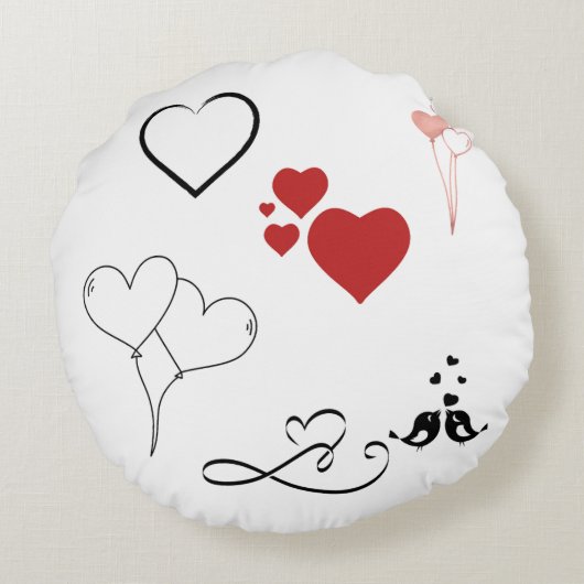 Decorative Bed & Sofa Pillow ラウンドクッション (裏面)