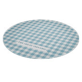 Decorative Blue Buffalo Check カッティングボード (角)